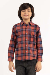 Toddler Boy Salmon Casual Shirt 224-317-014